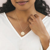 Rayonu Libra Zodiac Diamond Pendant